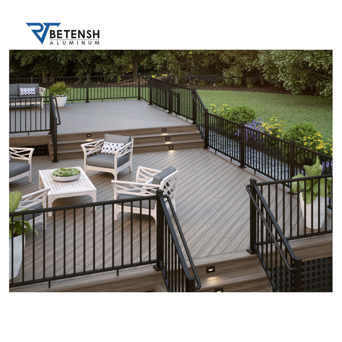 Customized Aluminum Deck Railing