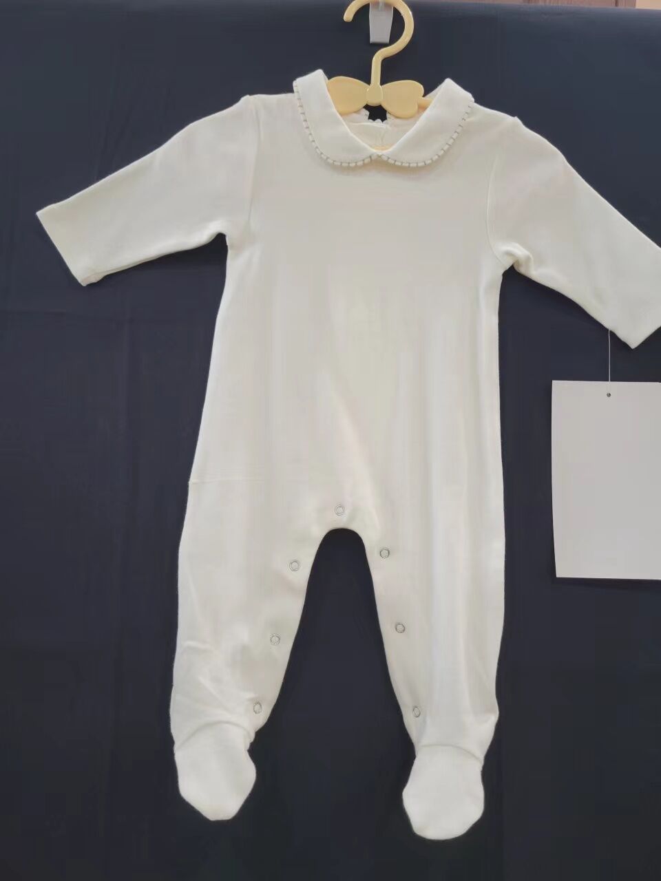 Leapilov Spanish designer style baby knitted one-piece play suit