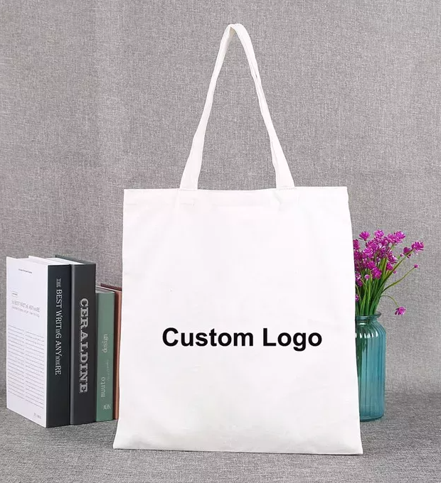 Canvas Grocery Shopping Tote Bag