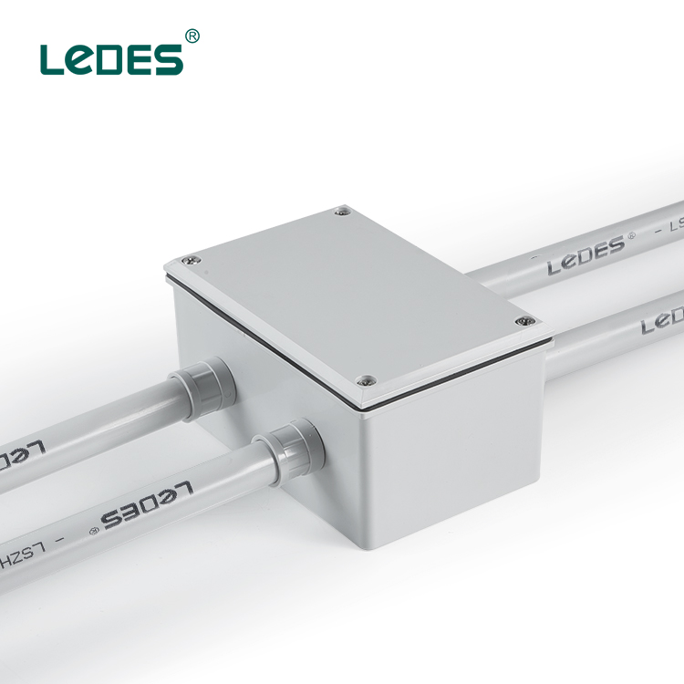 LEDES Australian standard flame retardant waterproof electrical box PVC adaptable box