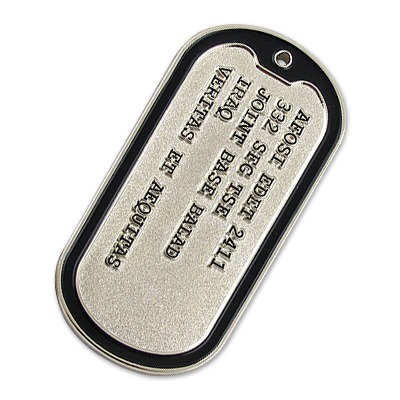 Dog Name Tags Stainless Steel Military Engraved Dog Tag Manufacturer