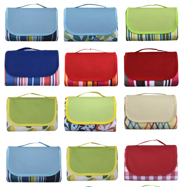 outdoor print PVC picnic mat waterproof sandproof beach mat