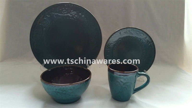 Reactive Glaze Dinnerware Set