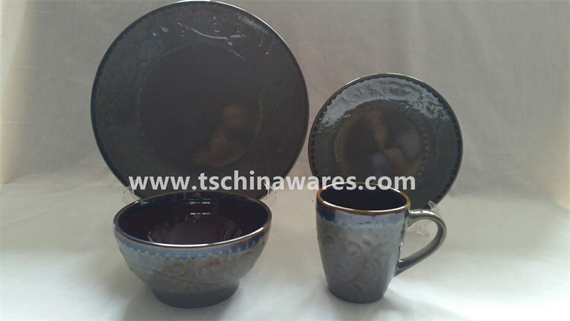 Reactive Glaze Dinnerware Set