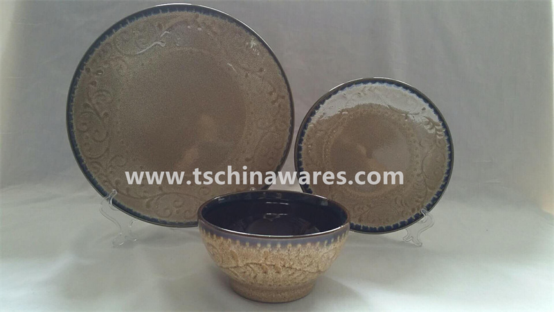 Reactive Glaze Dinnerware Set