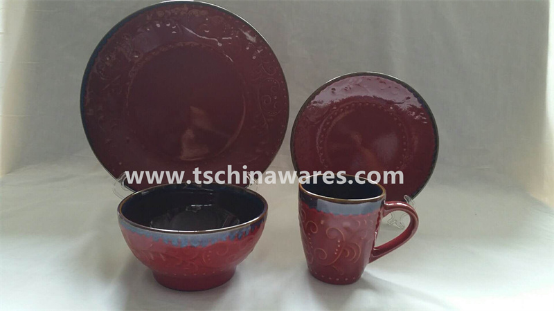 Reactive Glaze Dinnerware Set