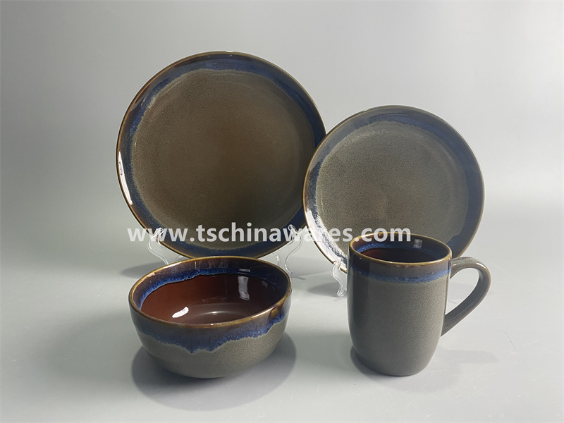 Reactive Glaze Dinnerware Set