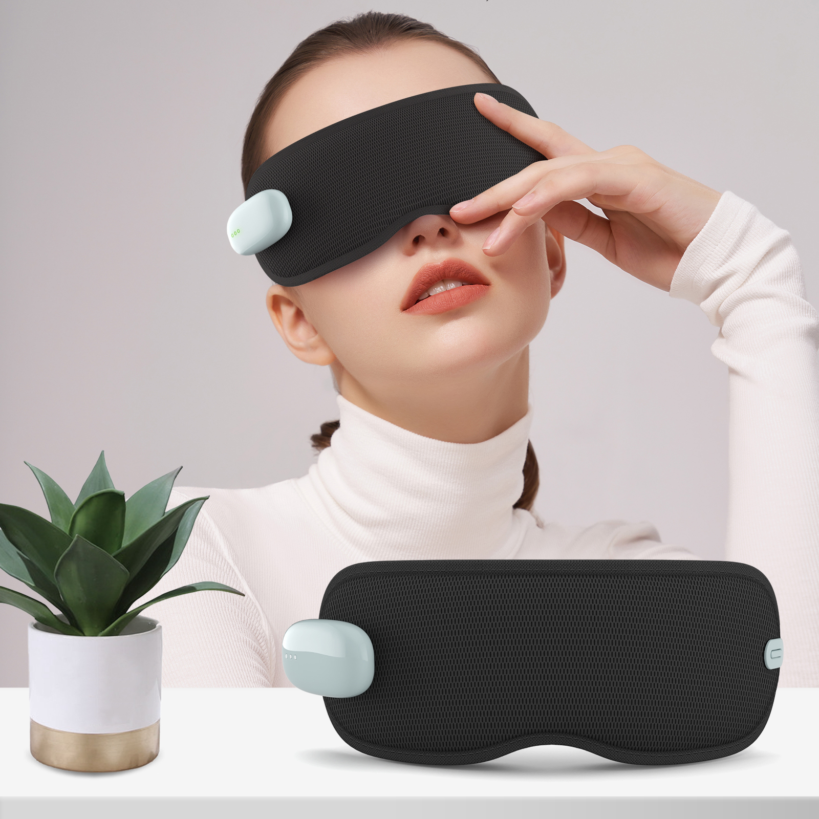 Eye Massage mask Wireless Electric Heat Mask Improve Sleep Relief Eye Fatigue Eye Massager With Heat