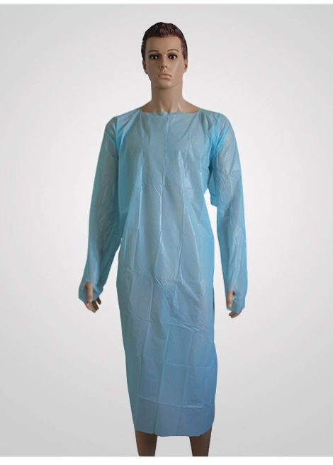 Disposable CPE gown