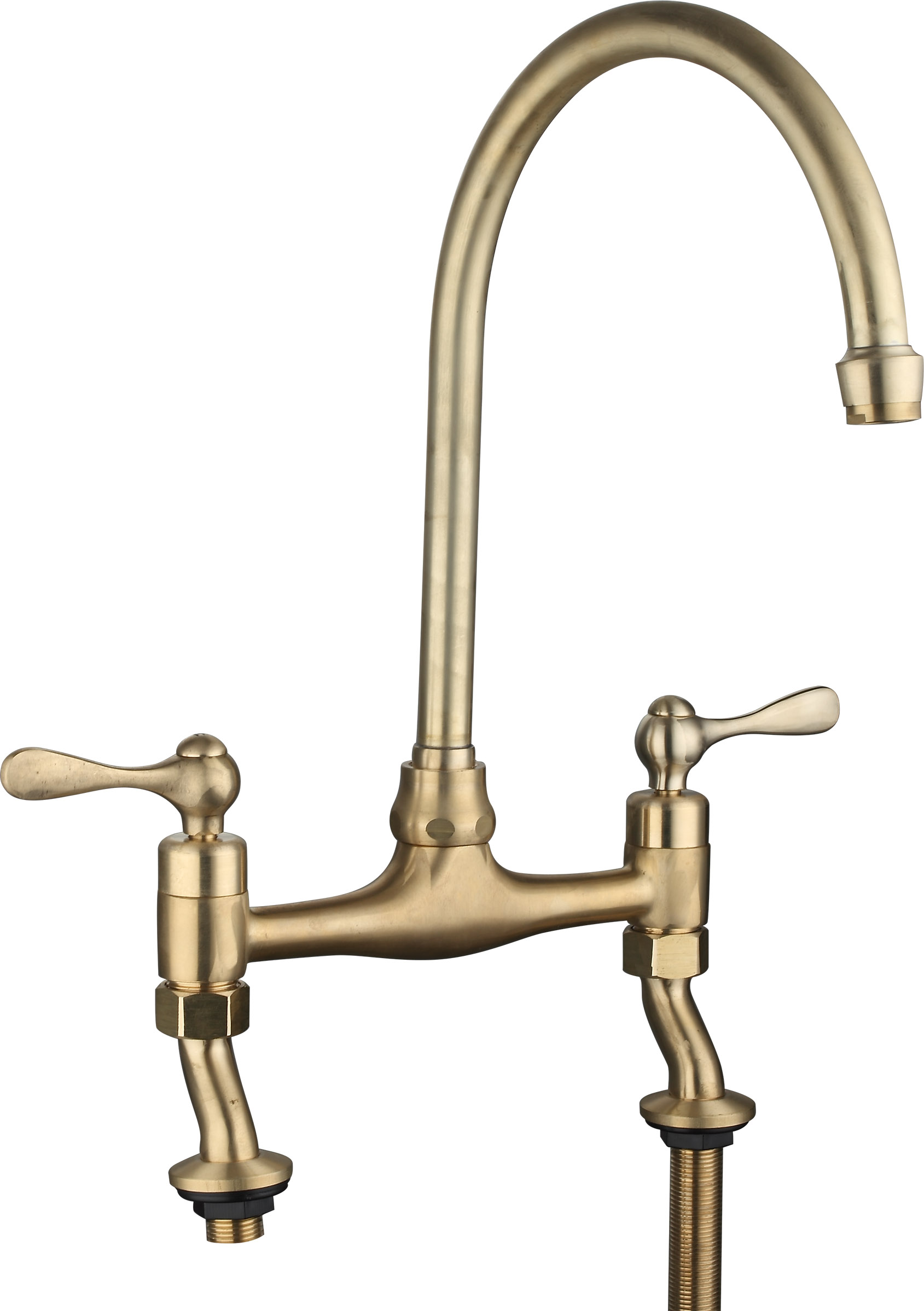 brass chrome brushed gold deck mounted prevent ironing two handle sink taps kitchen faucet