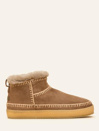 Fashion Sheepskin/Fake fur Snow Boot Winter shoes Water-Resistant Two Bows