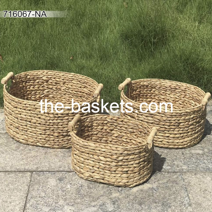 0-Water hyacinth basket