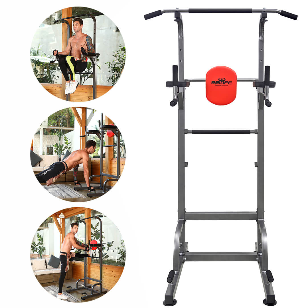 2022 Relife Best Power Tower Workout Pull Up Station