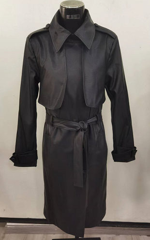 Ladies' PU Wind Coat