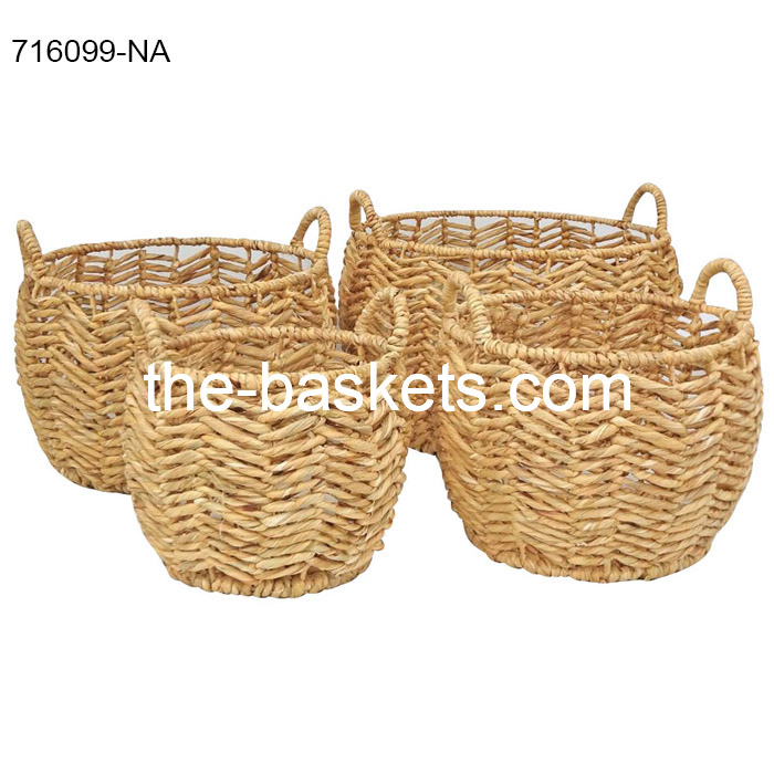 0-Water hyacinth basket
