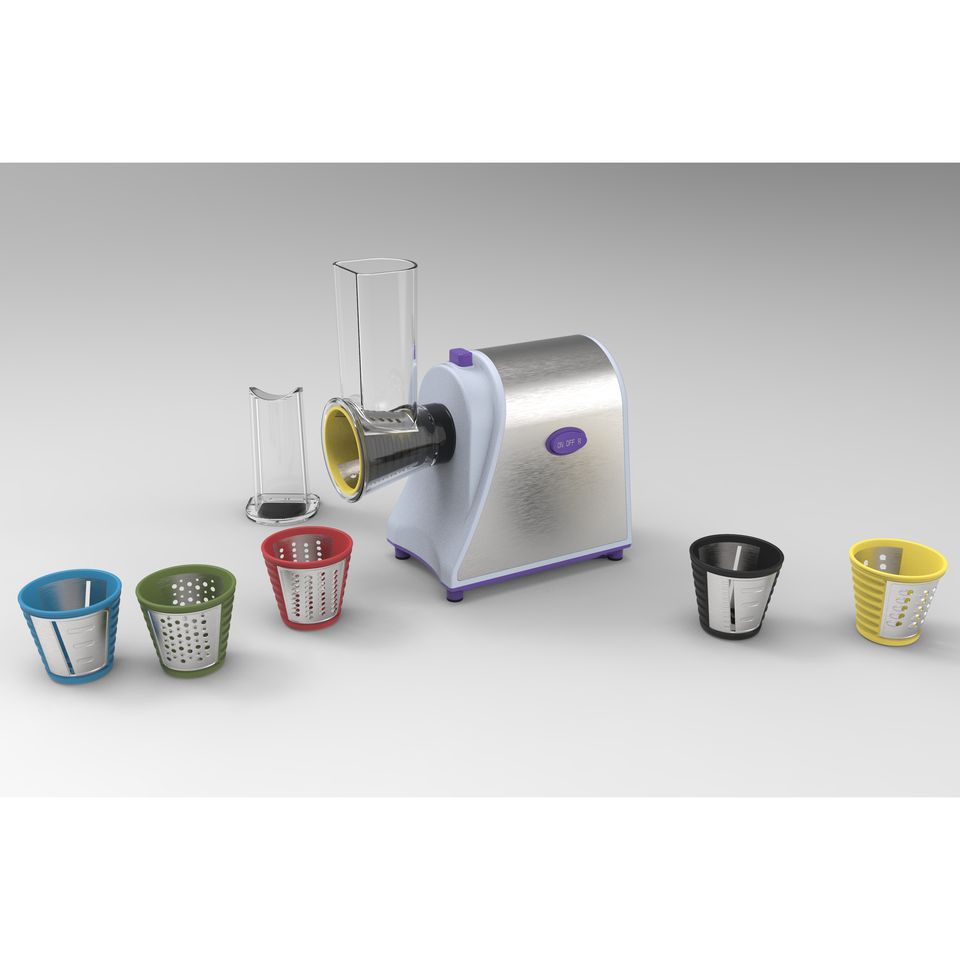 Multi-function 5 Blades Vegetable Shredder Cutter and Chopper electric Salad Maker
