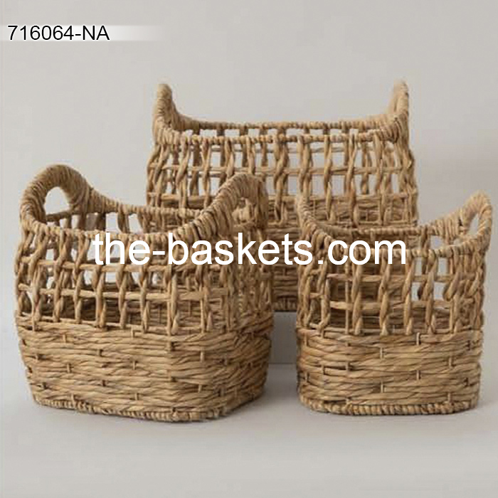 0-Water hyacinth basket