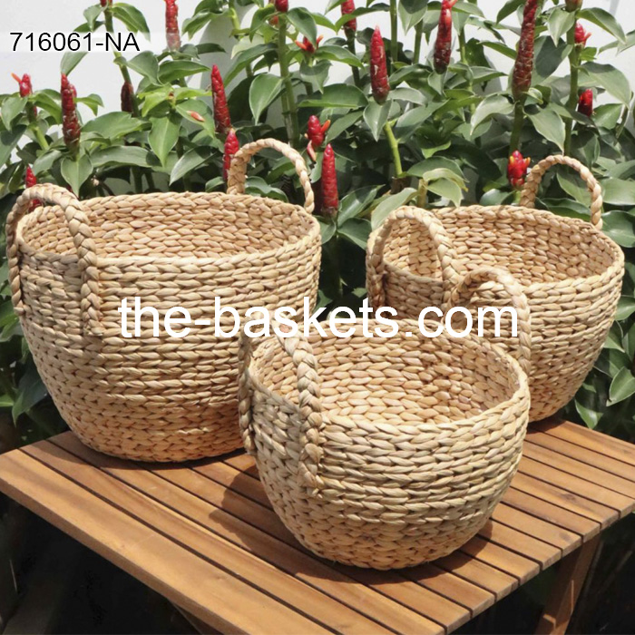 0-Water hyacinth basket
