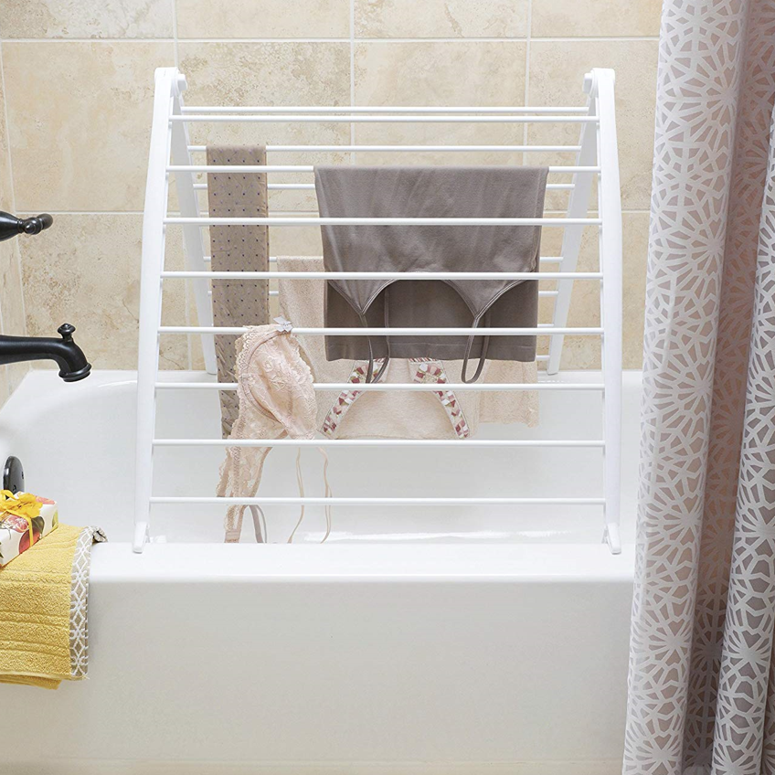 2-in-1 clothes dryer rack