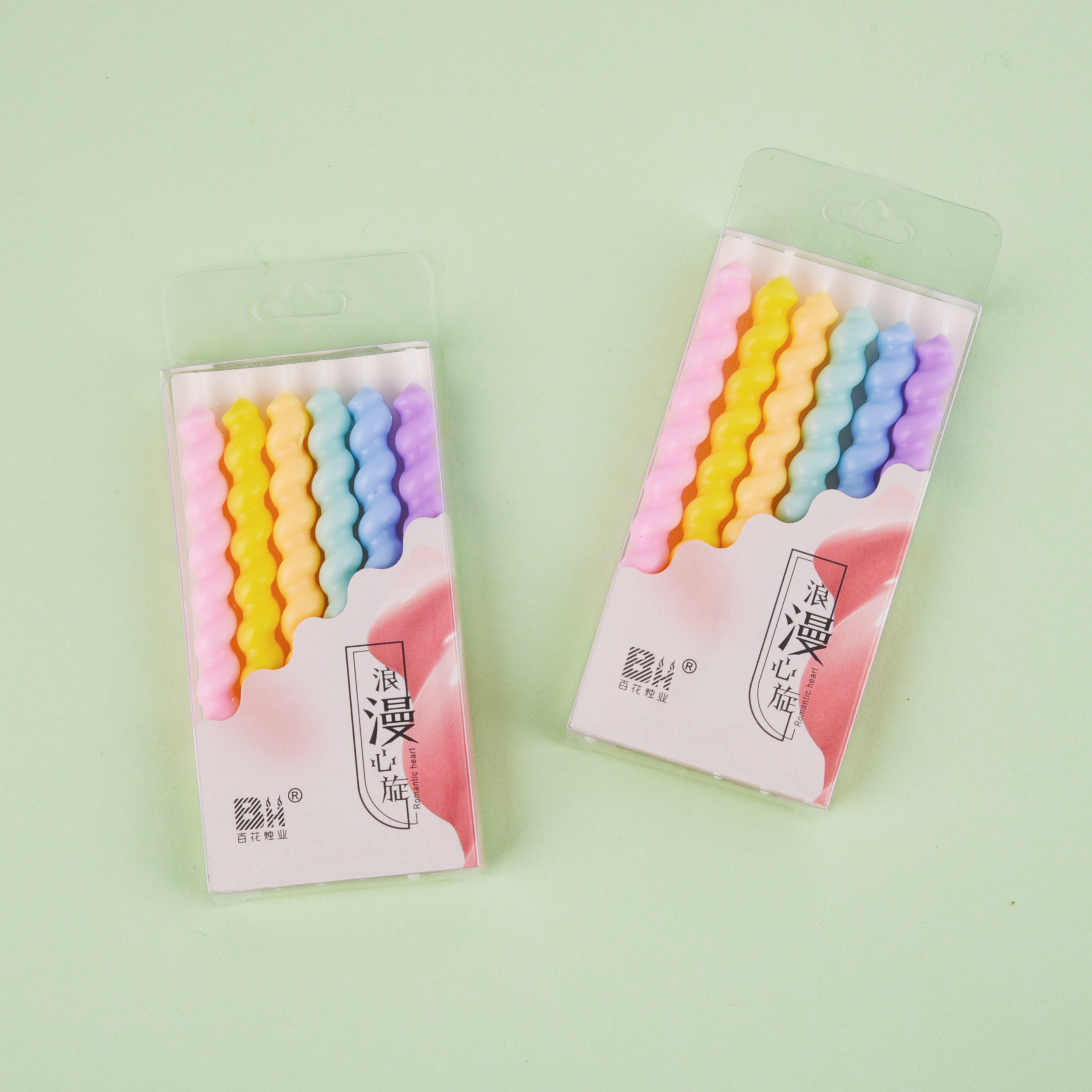Birthday candle multi sprial