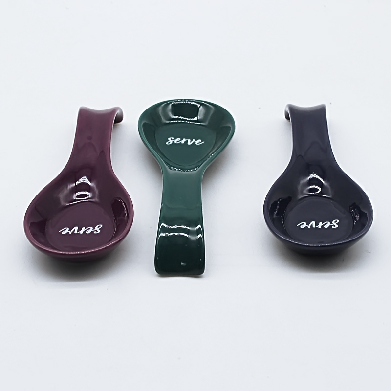 solid color ceramic spoon holder