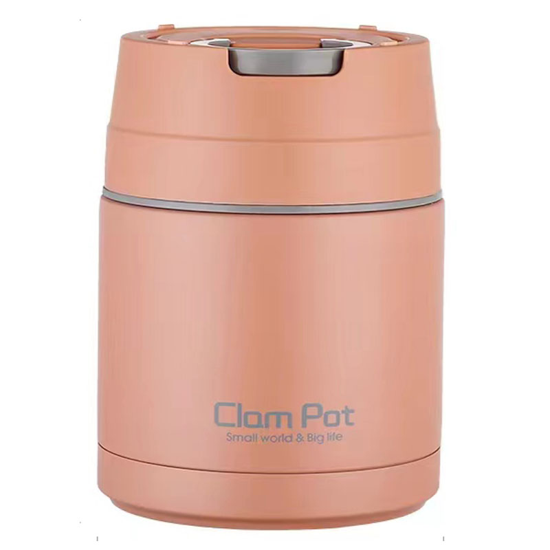 Stainless Steel Vaccum Keep Warm Food Jar W/ Spoon