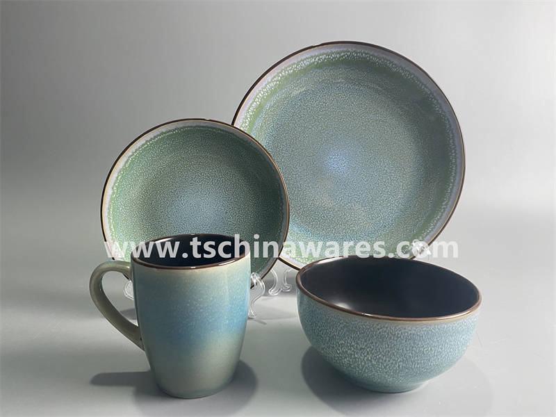 Reactive Glaze Dinnerware Set