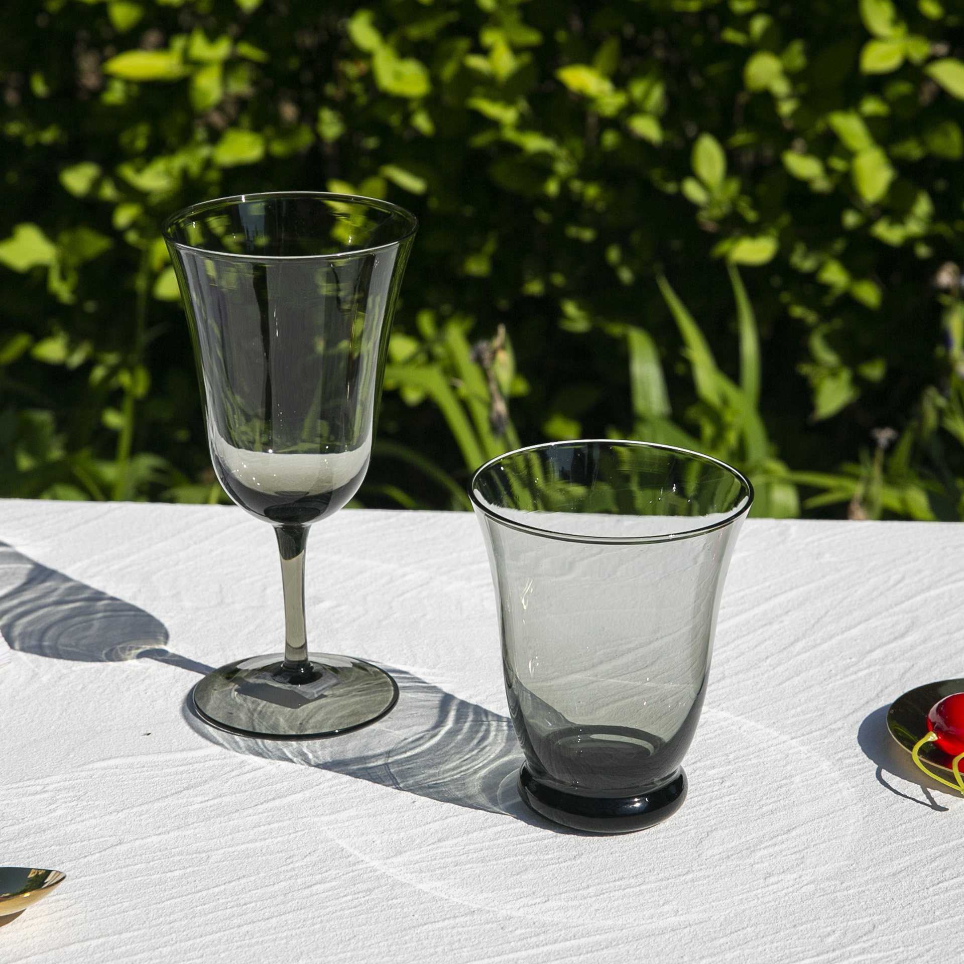 Tulip shape glassware, tumbler&wine glass