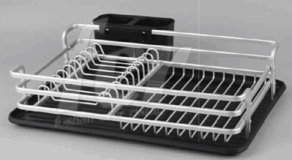 Cutlery drainer bowl rack dinner plate storage rack