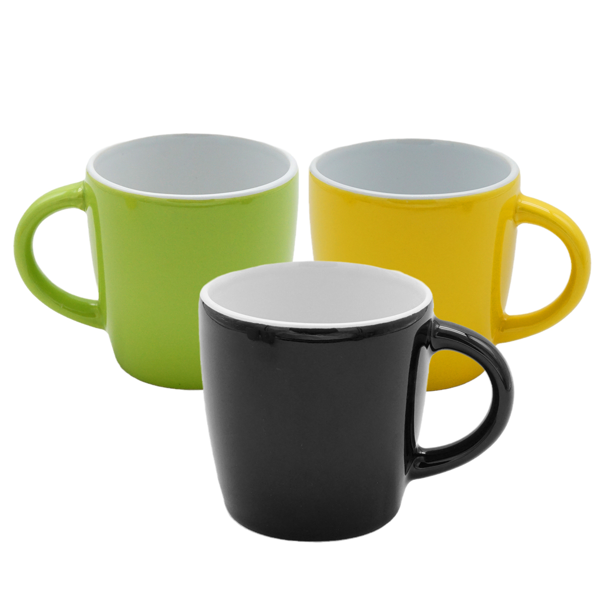 Solid color ceramic coffee mug