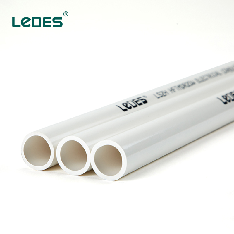 Halogen free electrical conduit LSZH-FR wire protection pipe White electrical pipe 20mm HD