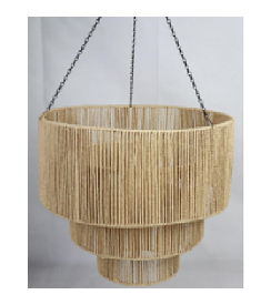 Zhengheshun paper rope woven lampshade for bedroom
