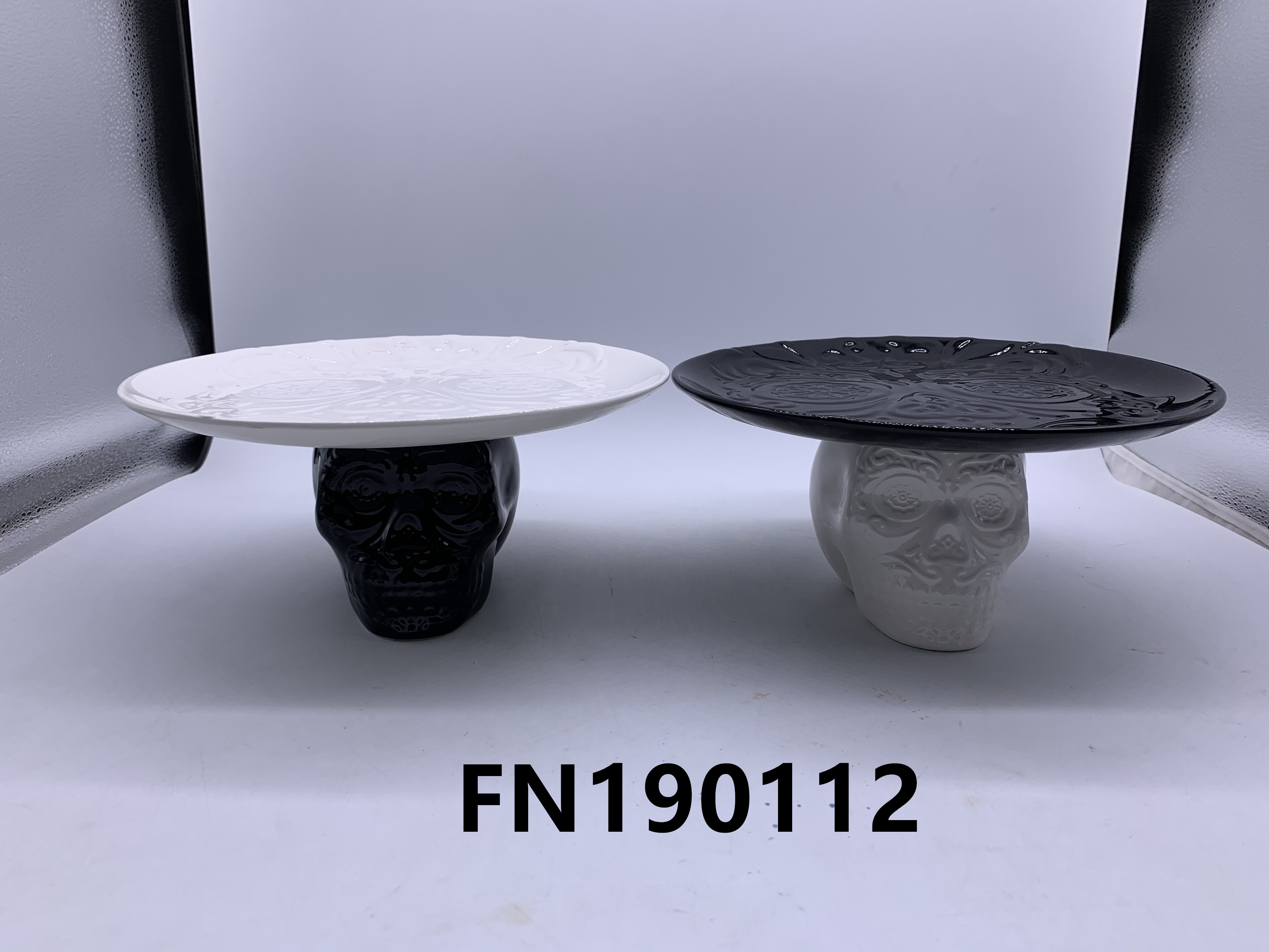 Ceramic Halloween cake stand