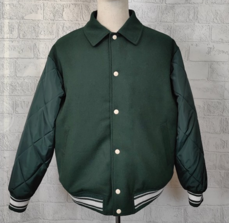 Short woolen padding jacket