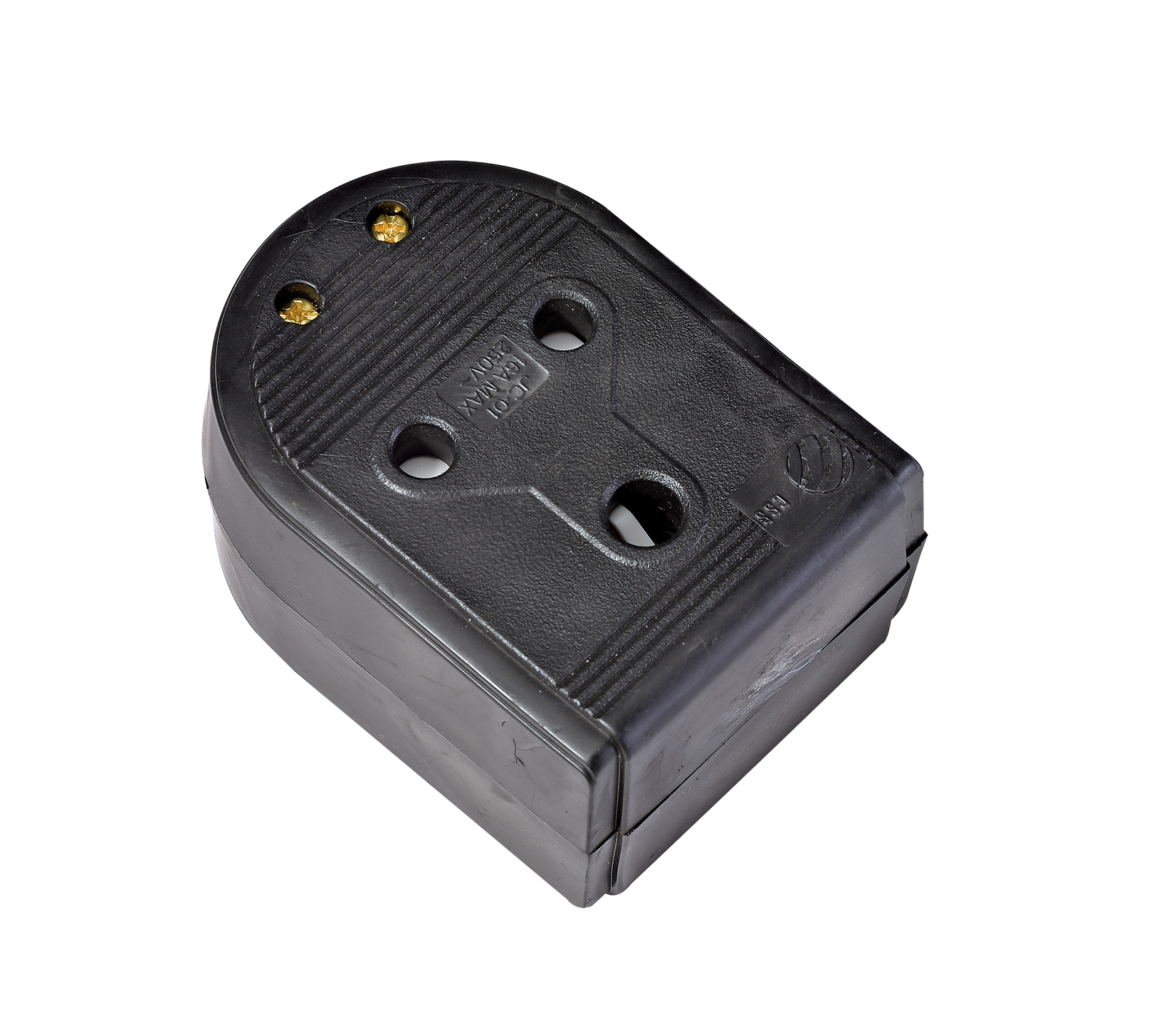 16A three-round heavy duty PVC socket