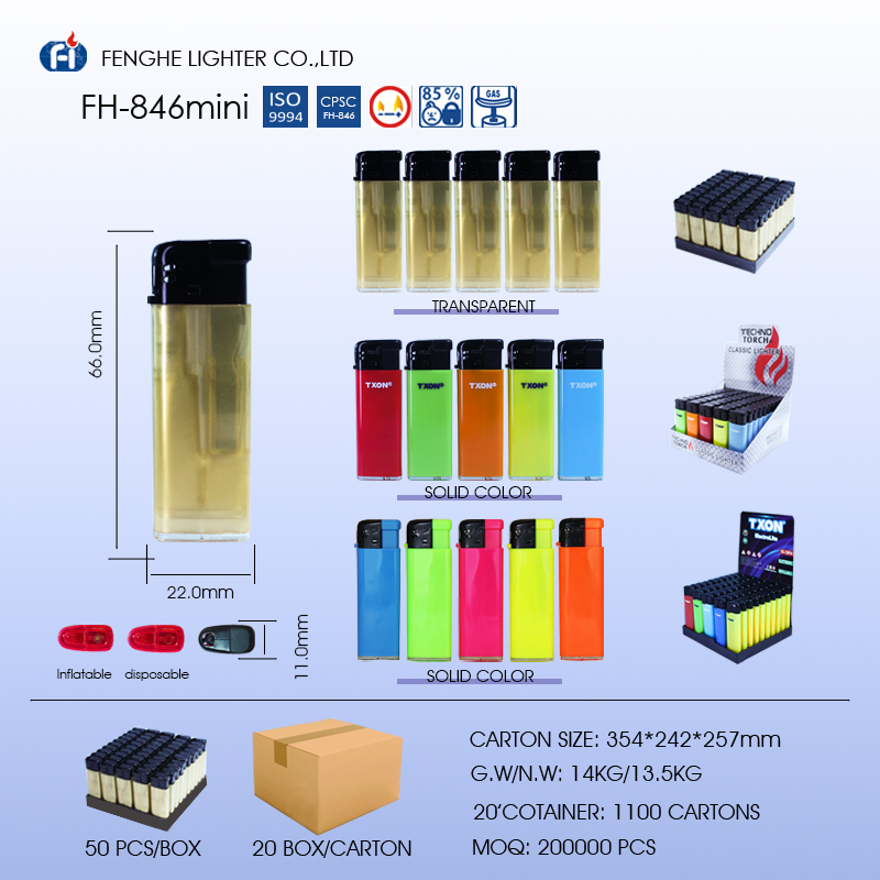 Mini small inflatable electronic lighter with the latest design