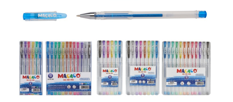 882 glitter gel ink pen