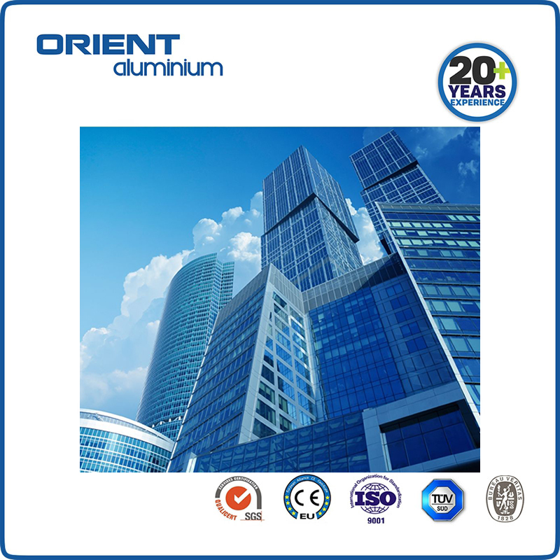 House Exterior Wall Cladding Fire Rated Facade Supply Glass Aluminum Curtain Wall