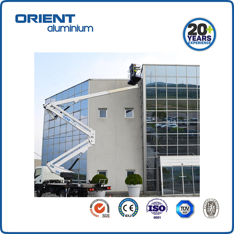 Commercial Building exterior facade reflective glazing curtain wall system