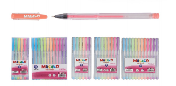 882pastel gel ink pen