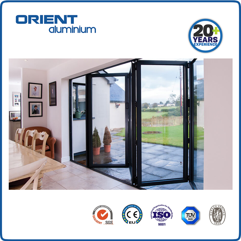 Double glazed aluminium 3 tracks sliding window aluminum windows