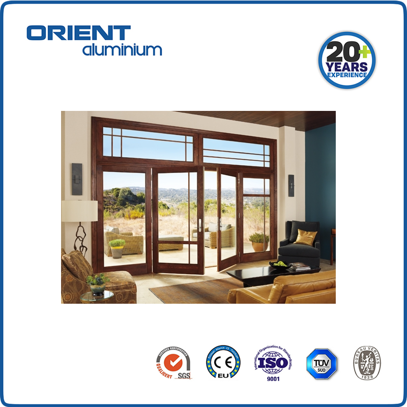 Aluminum Chain Winder Awning Window Double Glazed Glass Aluminum Windows