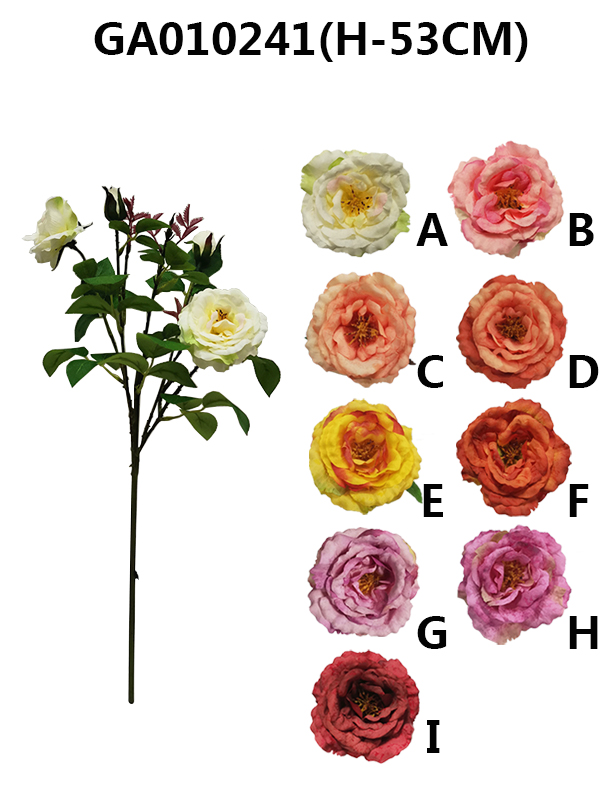 Single rose*4(H-53CM)