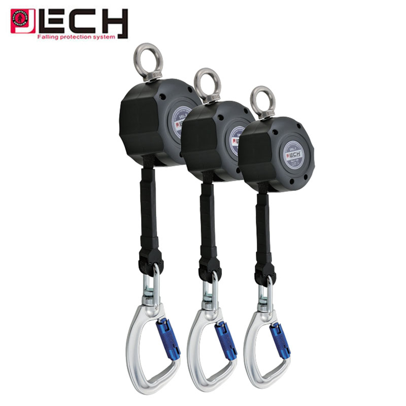 CE Standard 1.5M 2M 3M Webbing Self-Retracting Lifeline OEM Retractable for Fall Protection