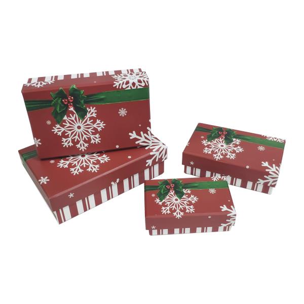 Christmas Snowflake Rect. Gift Box