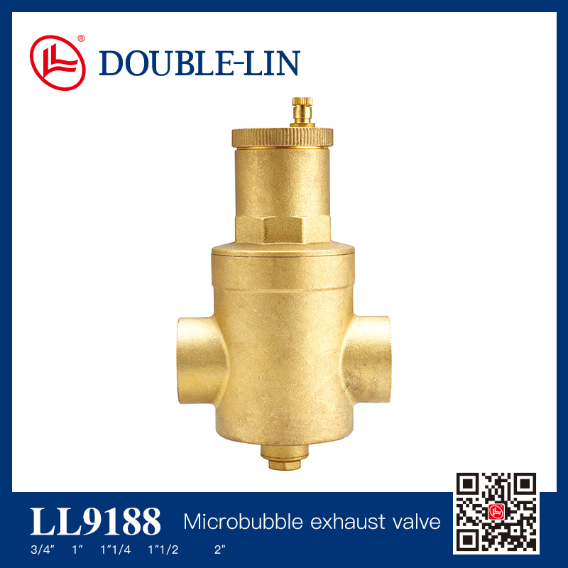 Microbubble exhaust valve