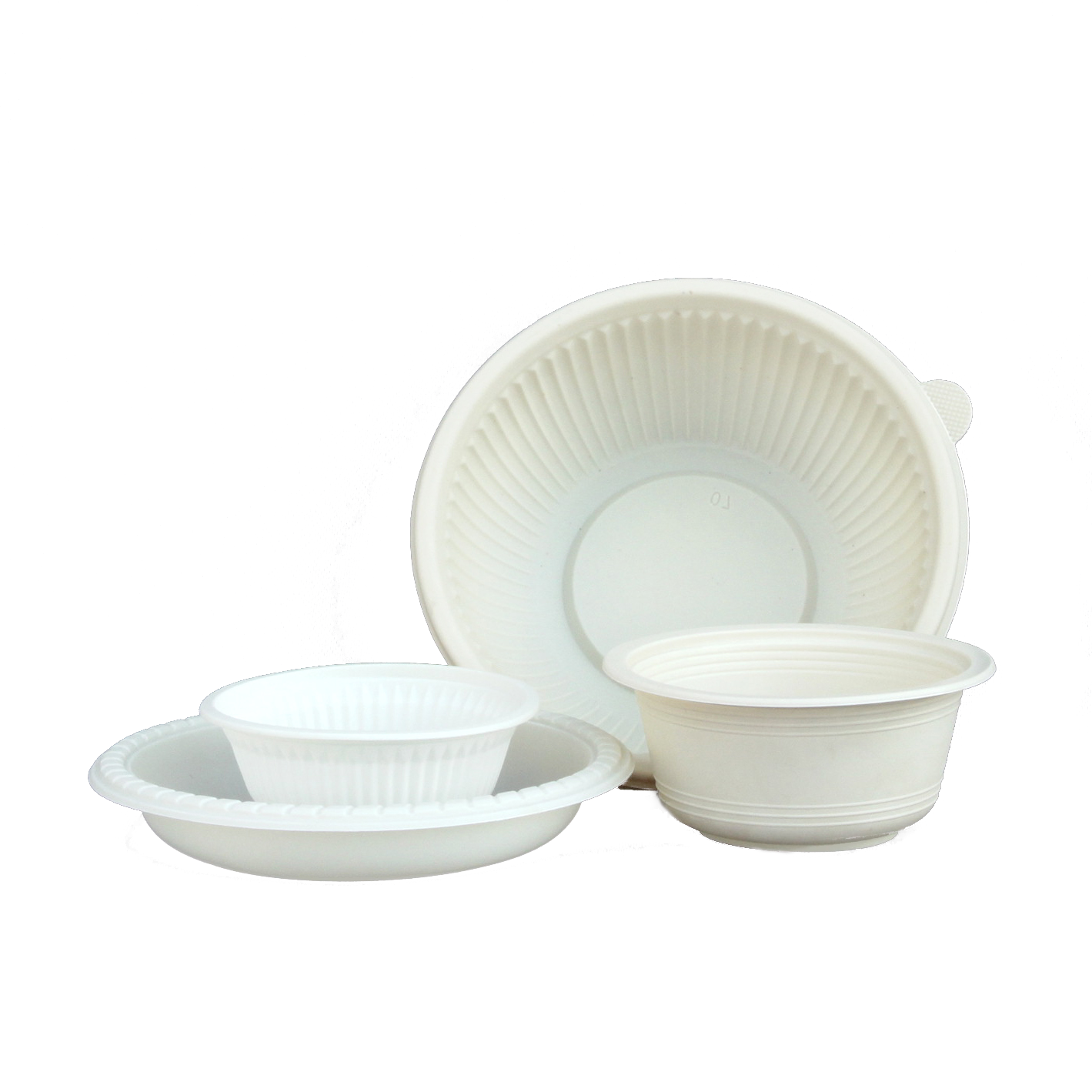 dispodable biodegradable corn starch based 6.5oz 200ml bowl LHW-01