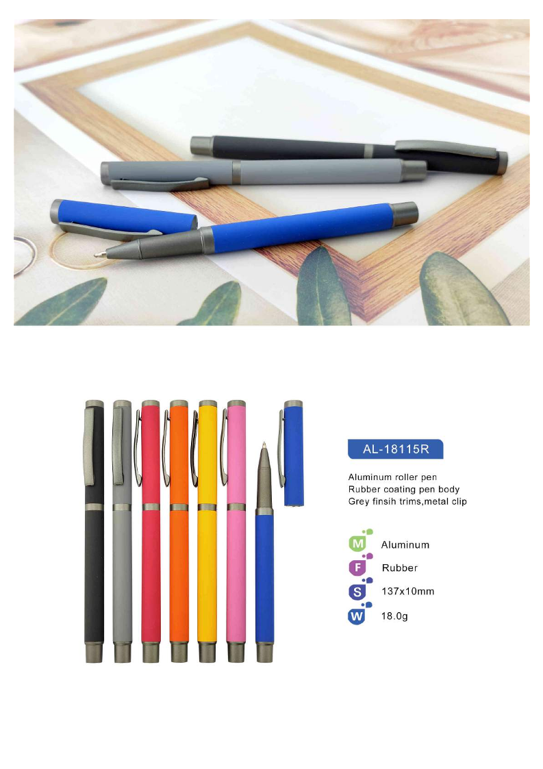 Aluminum roller pen