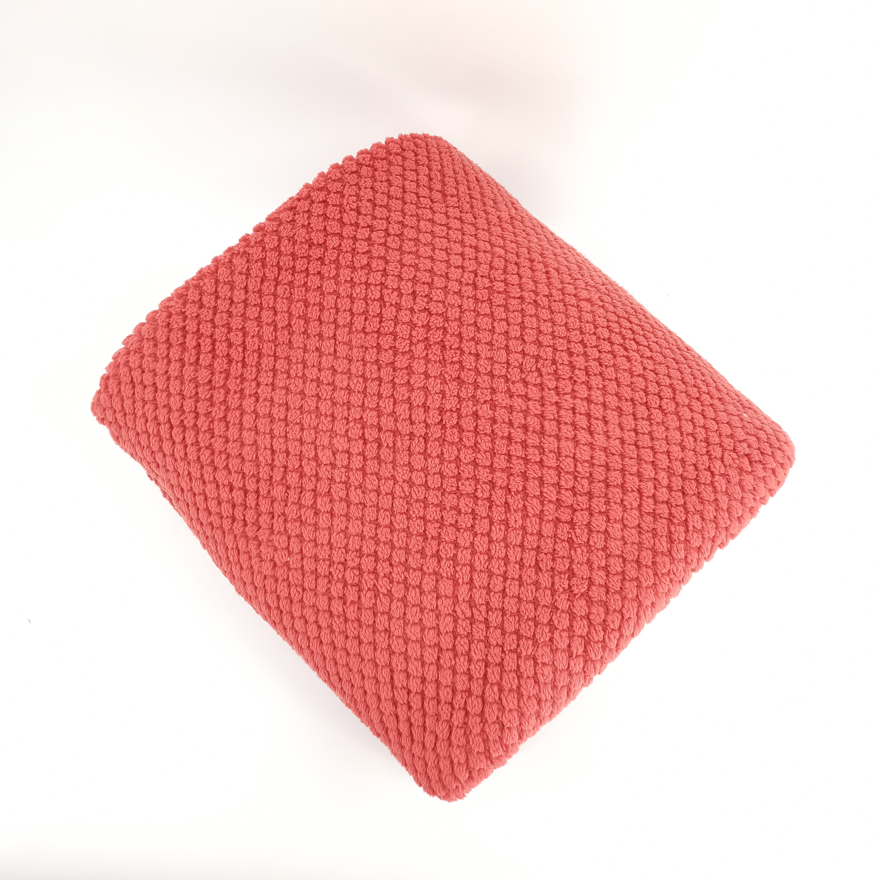 Jacquard fluffy fleece blanket