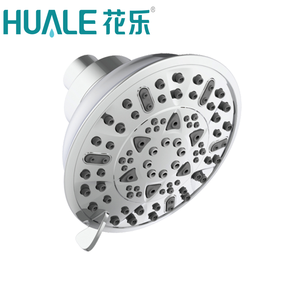 6 function ABS large size rian shower head